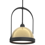 Atlas Pendant - Black / Modern Brass