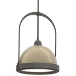 Atlas Pendant - Natural Iron / Soft Gold