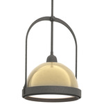Atlas Pendant - Natural Iron / Modern Brass