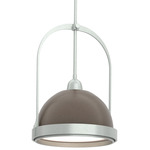 Atlas Pendant - Vintage Platinum / Bronze