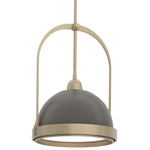 Atlas Pendant - Soft Gold / Dark Smoke