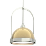 Atlas Pendant - Sterling / Modern Brass