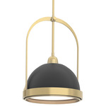 Atlas Pendant - Modern Brass / Black