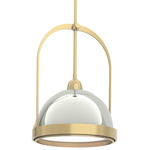 Atlas Pendant - Modern Brass / Sterling