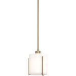 Exos Mini Pendant - Soft Gold / Opal