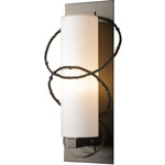 Olympus Outdoor Wall Sconce - Coastal Oil Rubbed Bronze / Opal