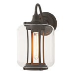 Fairwinds Outdoor Wall Sconce - Coastal Dark Smoke / Clear