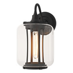 Fairwinds Outdoor Wall Sconce - Coastal Black / Clear