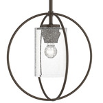 Rhythm Mini Pendant - Bronze / Seeded Clear
