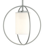 Rhythm Mini Pendant - Vintage Platinum / Opal