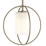 Rhythm Mini Pendant - Soft Gold / Opal