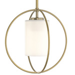 Rhythm Mini Pendant - Modern Brass / Opal