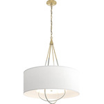 Loop Pendant - Modern Brass / Natural Anna
