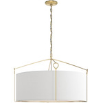 Bow Pendant - Modern Brass / Natural Anna