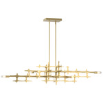 Grid Pendant - Modern Brass