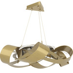 Flux Pendant - Modern Brass