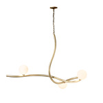 Slide Pendant - Modern Brass / Opal