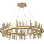 Gossamer Circular Pendant - Modern Brass / Modern Brass