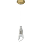 Luma Mini Pendant - Modern Brass / Crystal