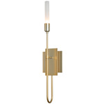 Lisse Wall Sconce - Modern Brass / Opal