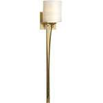Formae Contemporary Wall Sconce - Modern Brass / Opal