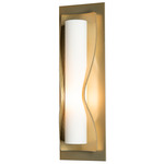 Dune Wall Sconce - Modern Brass / Opal