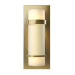 Banded Dual Band Wall Sconce - Modern Brass / Opal