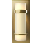 Banded Dual Band Wall Sconce - Modern Brass / Opal