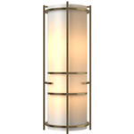 Extended Bars Wall Sconce - Modern Brass / White Art