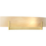 Axis Wall Sconce - Modern Brass / Amber