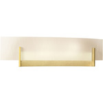 Axis Wall Sconce - Modern Brass / White Art