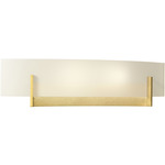 Axis Wall Sconce - Modern Brass / Opal