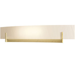 Axis Wall Sconce - Modern Brass / White Art