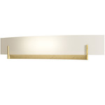 Axis Wall Sconce - Modern Brass / Opal