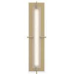 Ethos Wall Sconce - Modern Brass / Seeded Clear