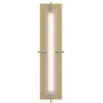 Ethos Wall Sconce - Modern Brass / Seeded Clear