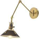 Henry Swing Arm Wall Sconce - Modern Brass / Oil Rubbed Bronze