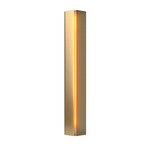 Gallery Small Wall Sconce - Modern Brass / Amber
