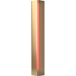 Gallery Small Wall Sconce - Modern Brass / Red