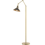 Henry Floor Lamp - Modern Brass / Dark Smoke