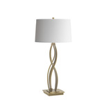 Almost Infinity Table Lamp - Modern Brass / Natural Anna