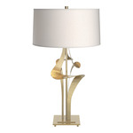Antasia Table Lamp - Modern Brass / Flax