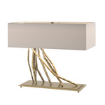 Brindille Table Lamp - Modern Brass / Flax