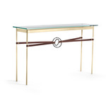 Equus Console Table - Modern Brass / Black
