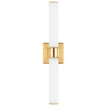 Mill Valley Bathroom Vanity Light - Aged Brass / Opal