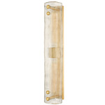 Prospect Park Wall Sconce - Aged Brass / Clear