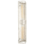 Prospect Park Wall Sconce - Polished Nickel / Clear