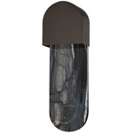 Hobart Wall Sconce - Black Marble / Black Brass