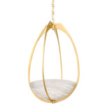 Lloyd Pendant - Aged Brass / Alabaster