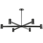 Predock Chandelier - Black Brass / Black Marble